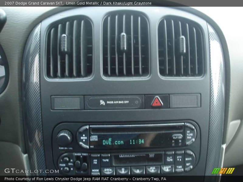 Linen Gold Metallic / Dark Khaki/Light Graystone 2007 Dodge Grand Caravan SXT