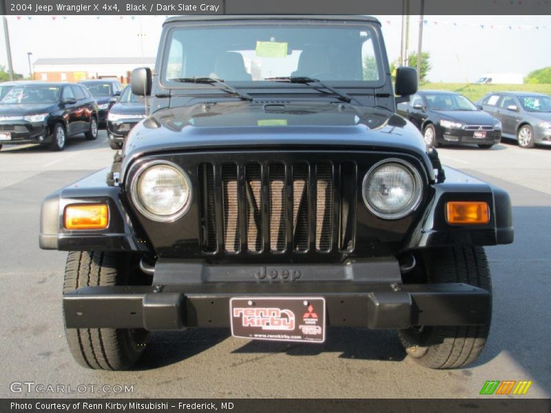 Black / Dark Slate Gray 2004 Jeep Wrangler X 4x4