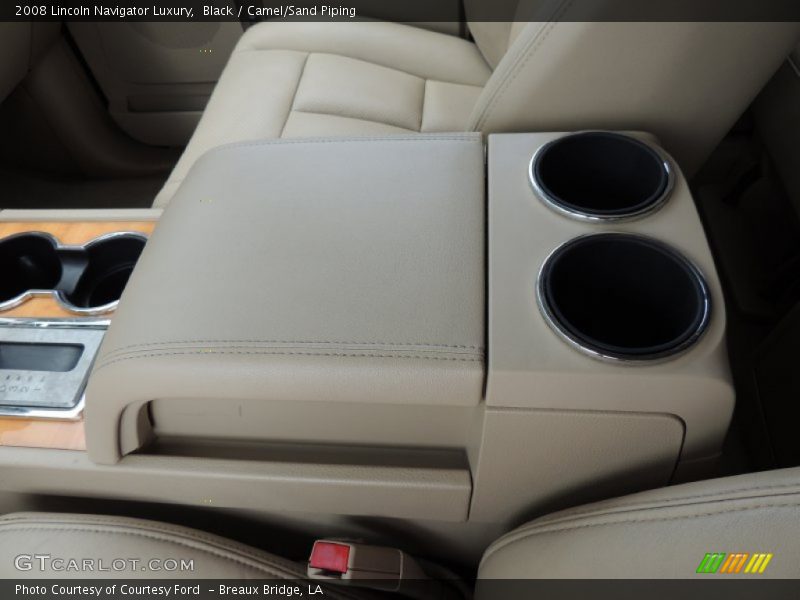 Black / Camel/Sand Piping 2008 Lincoln Navigator Luxury