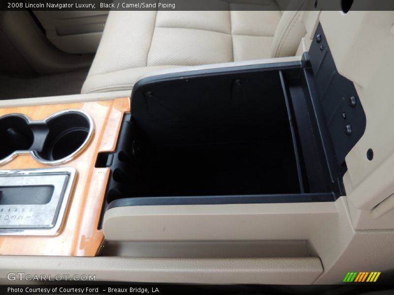 Black / Camel/Sand Piping 2008 Lincoln Navigator Luxury