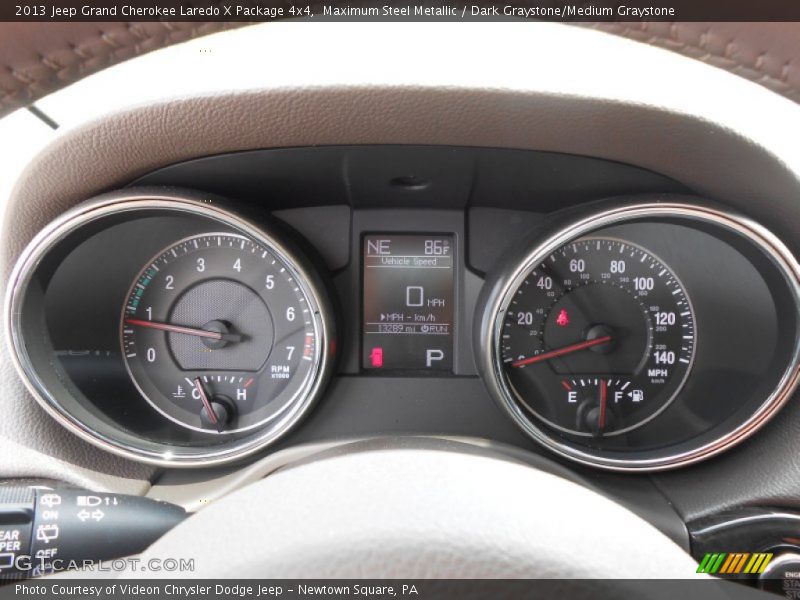 Maximum Steel Metallic / Dark Graystone/Medium Graystone 2013 Jeep Grand Cherokee Laredo X Package 4x4