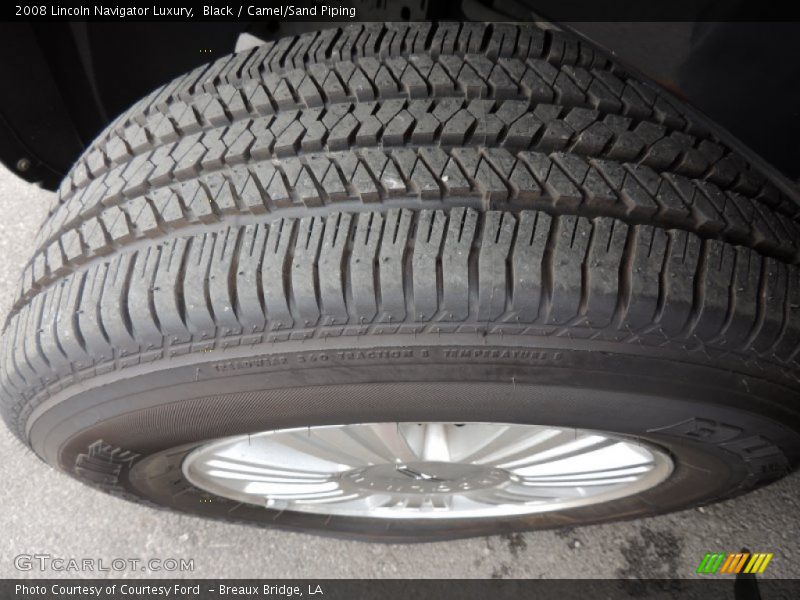 Black / Camel/Sand Piping 2008 Lincoln Navigator Luxury