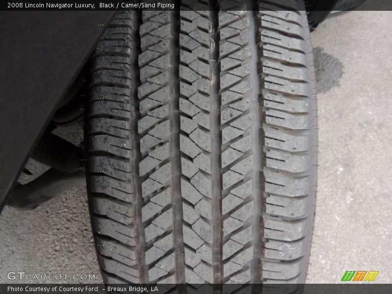 Black / Camel/Sand Piping 2008 Lincoln Navigator Luxury