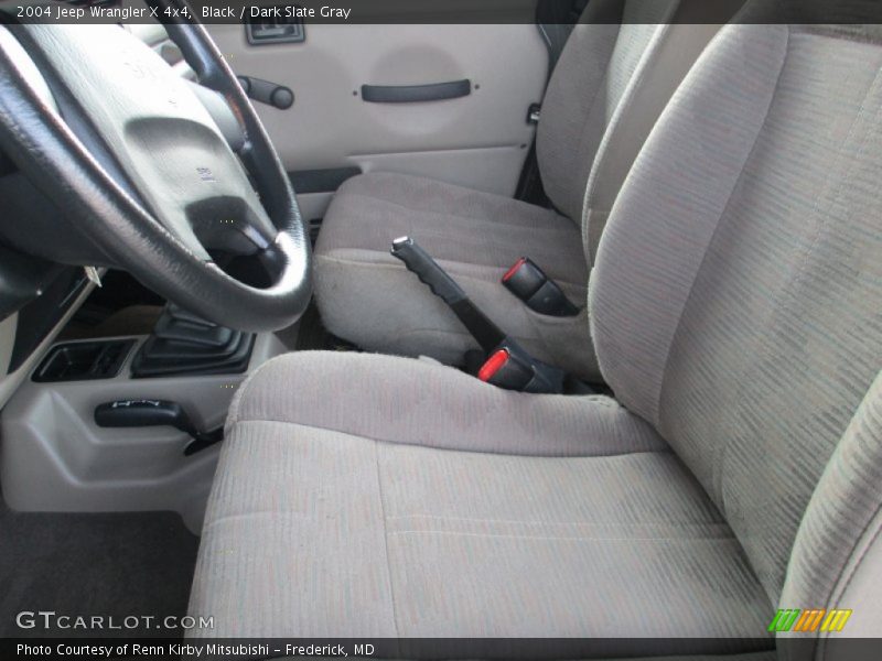 Black / Dark Slate Gray 2004 Jeep Wrangler X 4x4