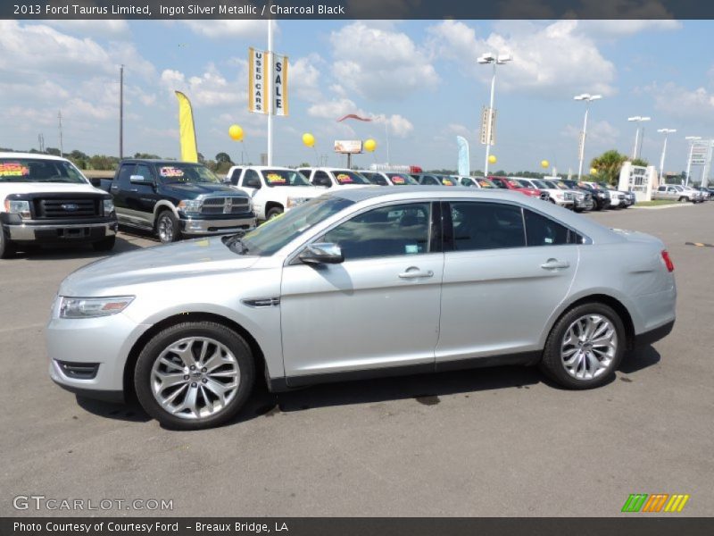 Ingot Silver Metallic / Charcoal Black 2013 Ford Taurus Limited