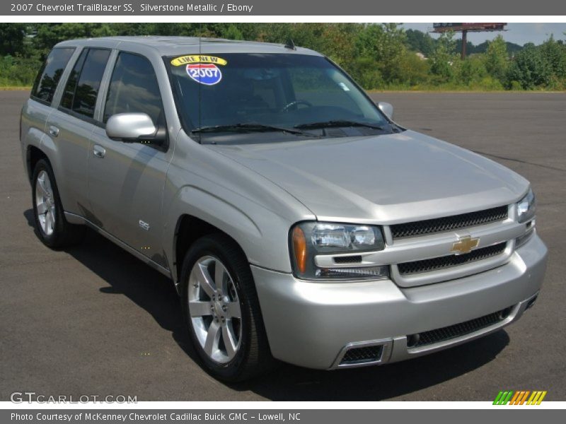 Silverstone Metallic / Ebony 2007 Chevrolet TrailBlazer SS