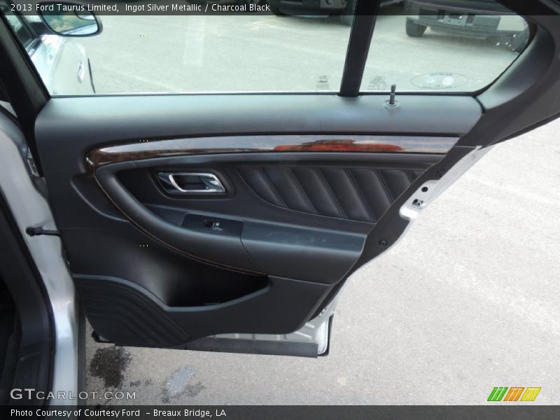 Ingot Silver Metallic / Charcoal Black 2013 Ford Taurus Limited