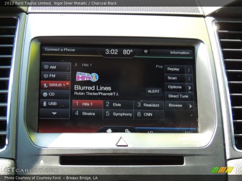 Ingot Silver Metallic / Charcoal Black 2013 Ford Taurus Limited