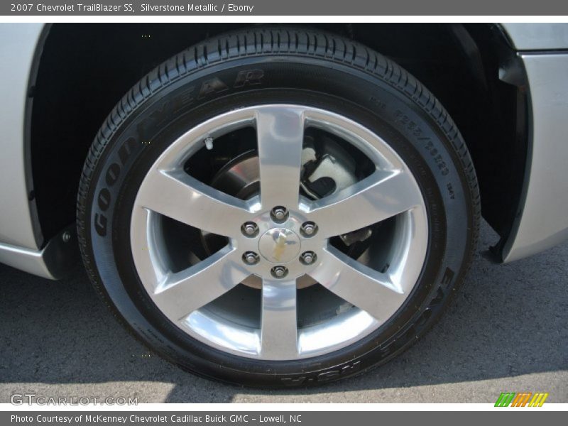 Silverstone Metallic / Ebony 2007 Chevrolet TrailBlazer SS