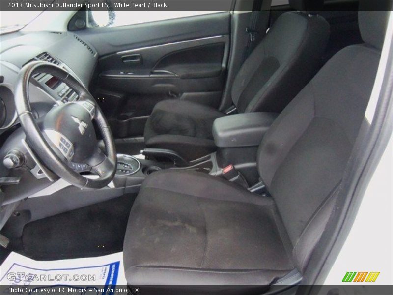 Front Seat of 2013 Outlander Sport ES