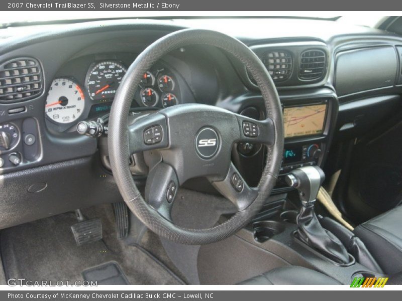 Silverstone Metallic / Ebony 2007 Chevrolet TrailBlazer SS