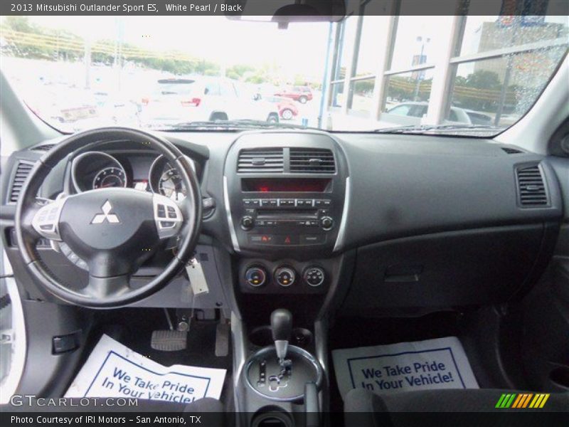 White Pearl / Black 2013 Mitsubishi Outlander Sport ES
