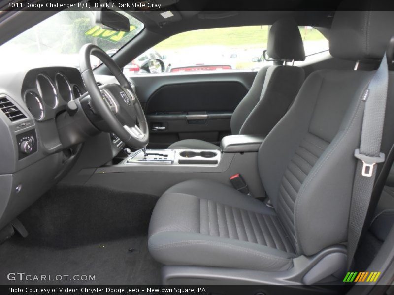 Black / Dark Slate Gray 2011 Dodge Challenger R/T