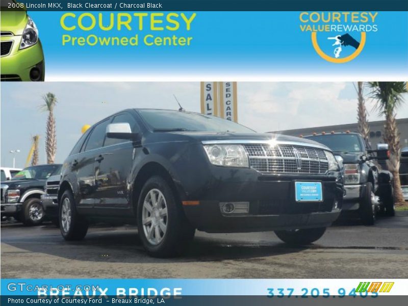 Black Clearcoat / Charcoal Black 2008 Lincoln MKX