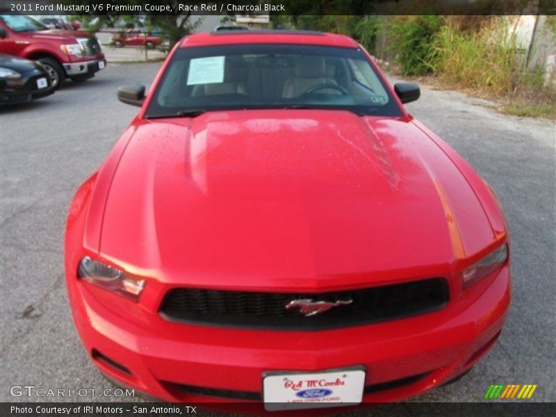 Race Red / Charcoal Black 2011 Ford Mustang V6 Premium Coupe