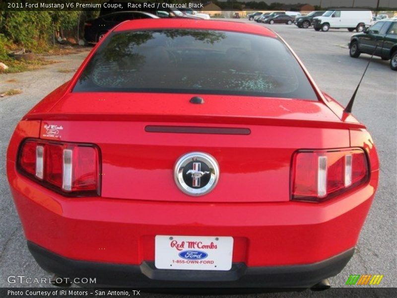 Race Red / Charcoal Black 2011 Ford Mustang V6 Premium Coupe