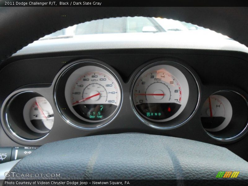 Black / Dark Slate Gray 2011 Dodge Challenger R/T