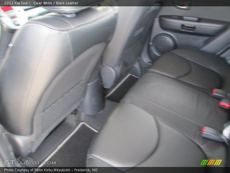 Clear White / Black Leather 2011 Kia Soul !