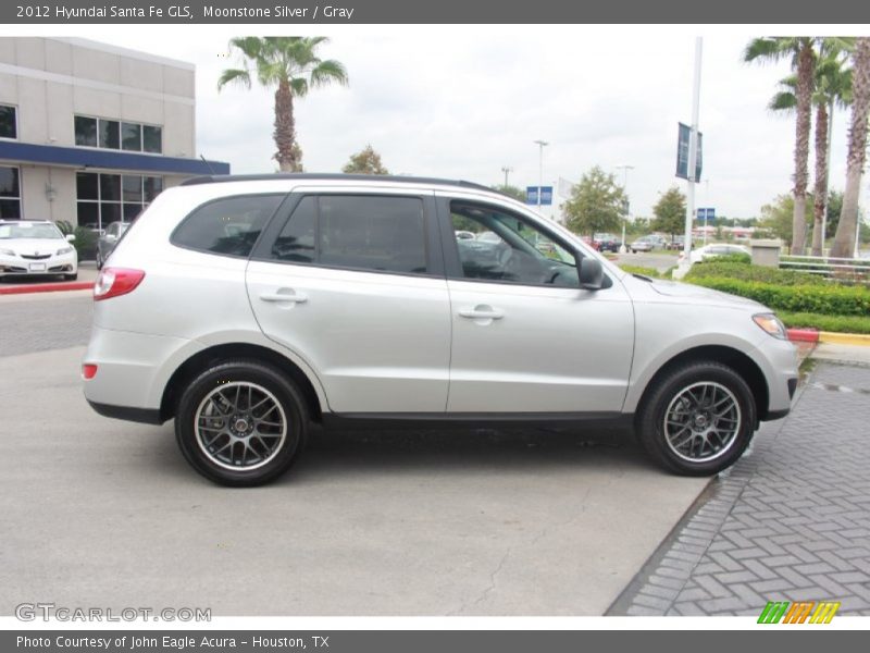 Moonstone Silver / Gray 2012 Hyundai Santa Fe GLS