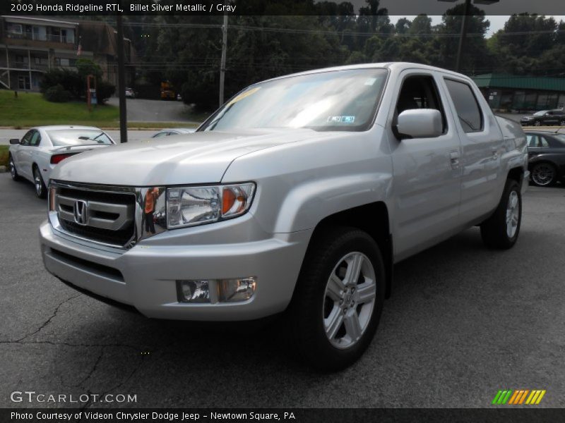 Billet Silver Metallic / Gray 2009 Honda Ridgeline RTL