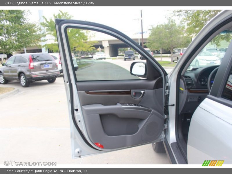 Moonstone Silver / Gray 2012 Hyundai Santa Fe GLS