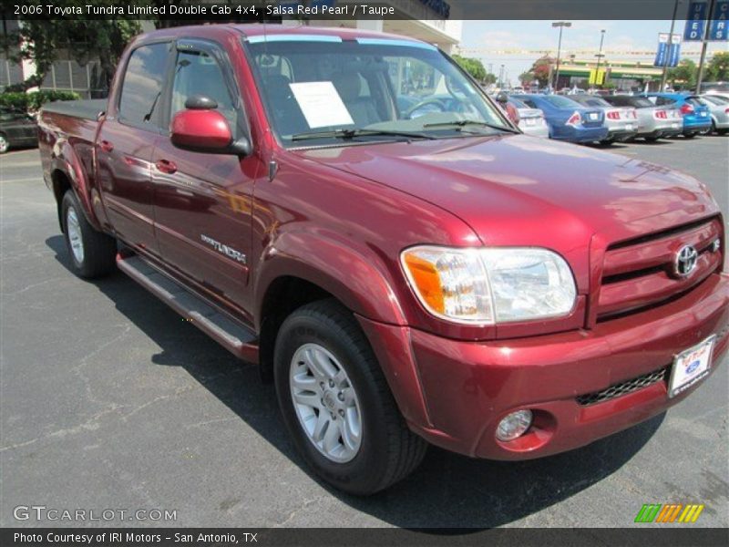 Salsa Red Pearl / Taupe 2006 Toyota Tundra Limited Double Cab 4x4