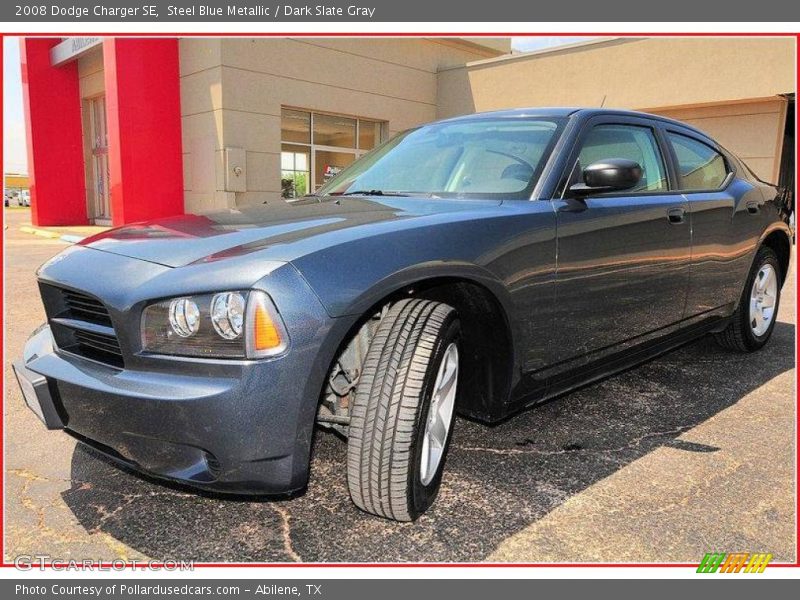 Steel Blue Metallic / Dark Slate Gray 2008 Dodge Charger SE