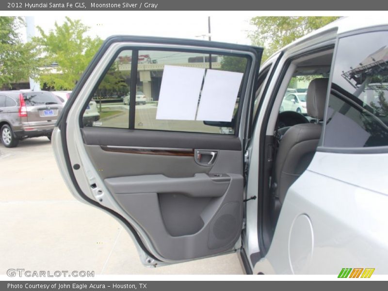 Moonstone Silver / Gray 2012 Hyundai Santa Fe GLS