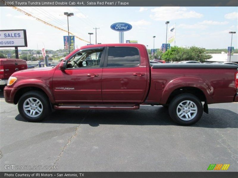 Salsa Red Pearl / Taupe 2006 Toyota Tundra Limited Double Cab 4x4