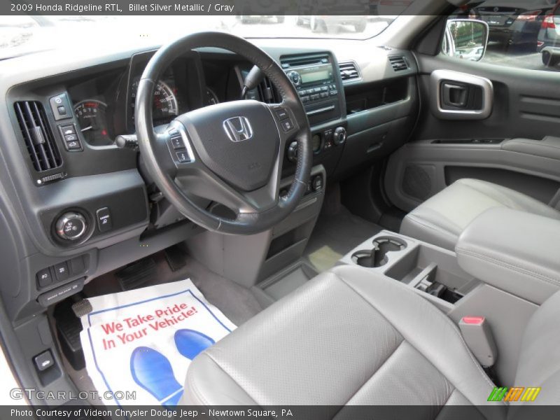 Billet Silver Metallic / Gray 2009 Honda Ridgeline RTL