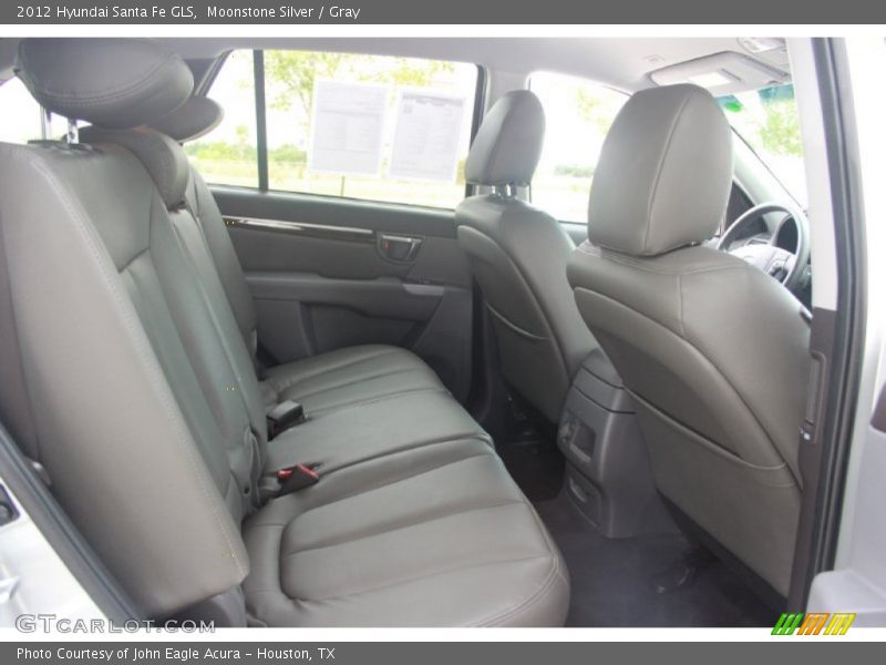 Moonstone Silver / Gray 2012 Hyundai Santa Fe GLS