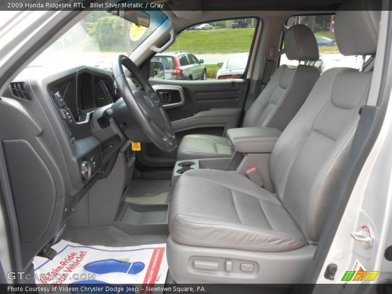 Billet Silver Metallic / Gray 2009 Honda Ridgeline RTL