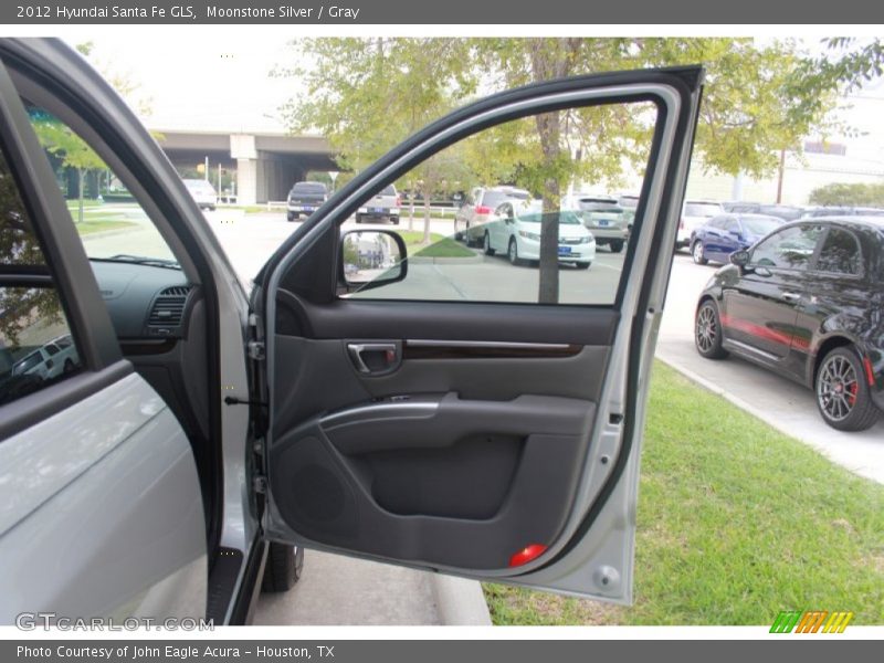 Moonstone Silver / Gray 2012 Hyundai Santa Fe GLS