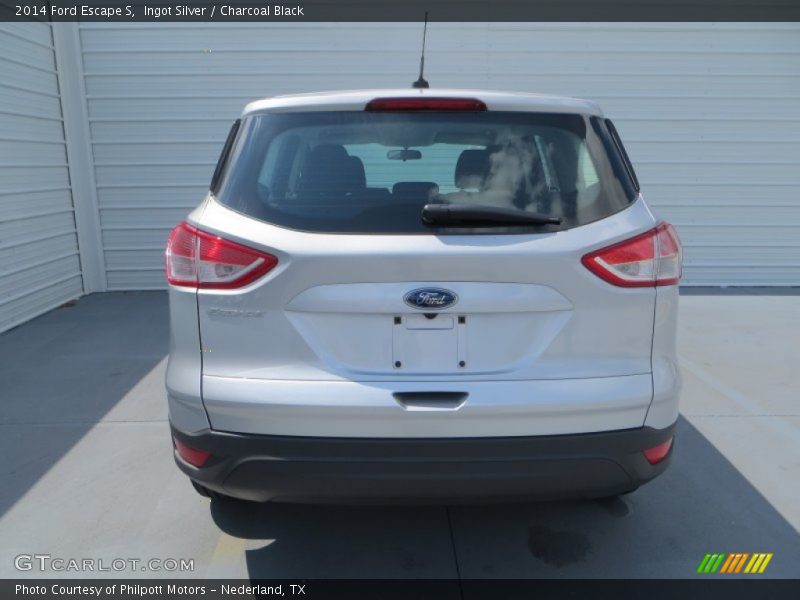 Ingot Silver / Charcoal Black 2014 Ford Escape S