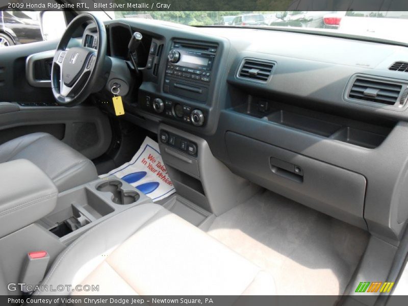 Billet Silver Metallic / Gray 2009 Honda Ridgeline RTL