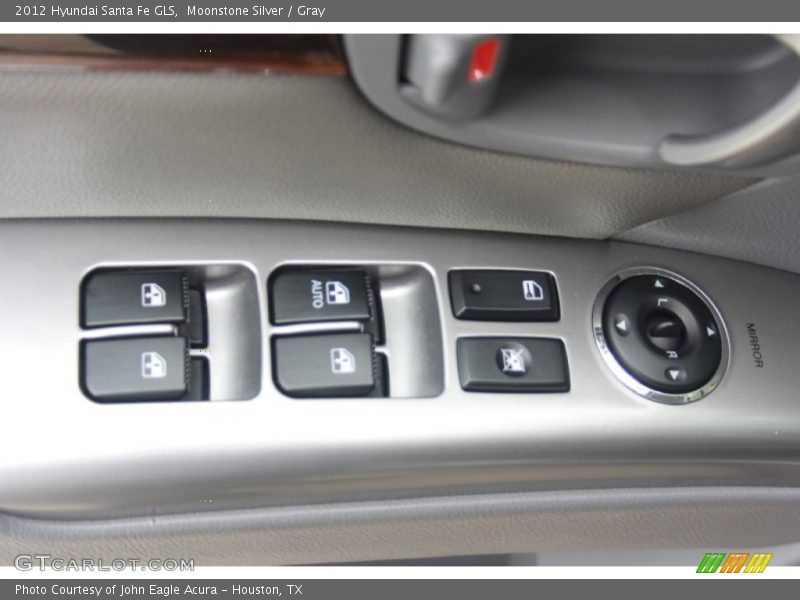 Moonstone Silver / Gray 2012 Hyundai Santa Fe GLS