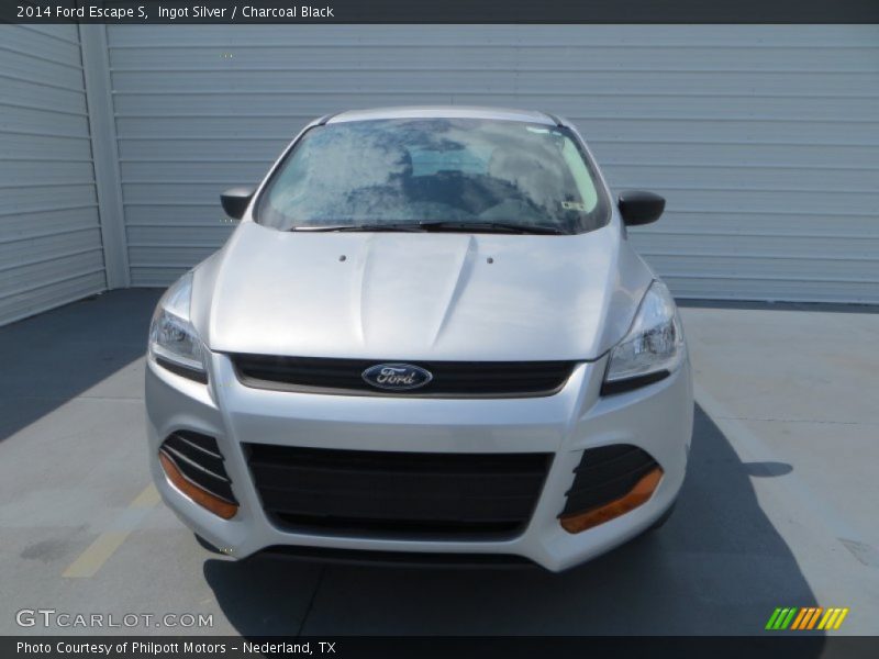 Ingot Silver / Charcoal Black 2014 Ford Escape S