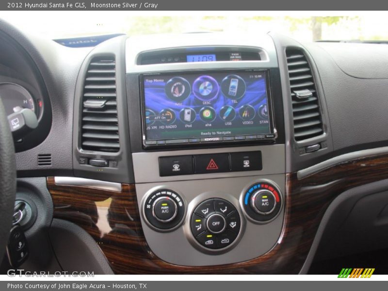 Moonstone Silver / Gray 2012 Hyundai Santa Fe GLS
