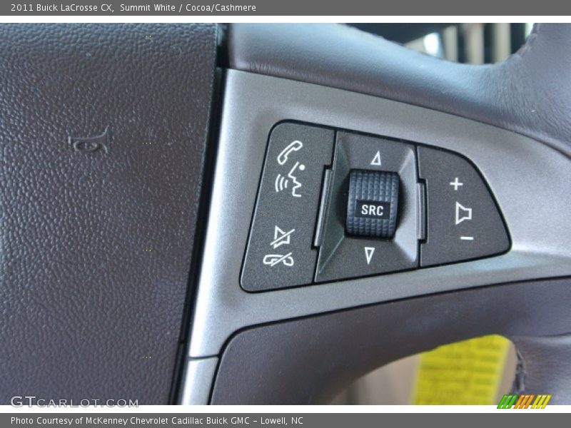 Summit White / Cocoa/Cashmere 2011 Buick LaCrosse CX