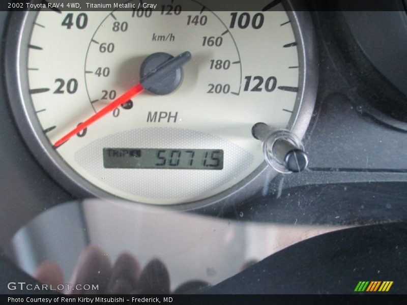 Titanium Metallic / Gray 2002 Toyota RAV4 4WD