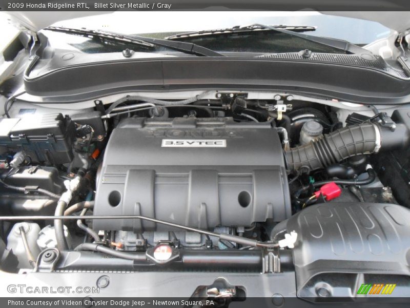Billet Silver Metallic / Gray 2009 Honda Ridgeline RTL