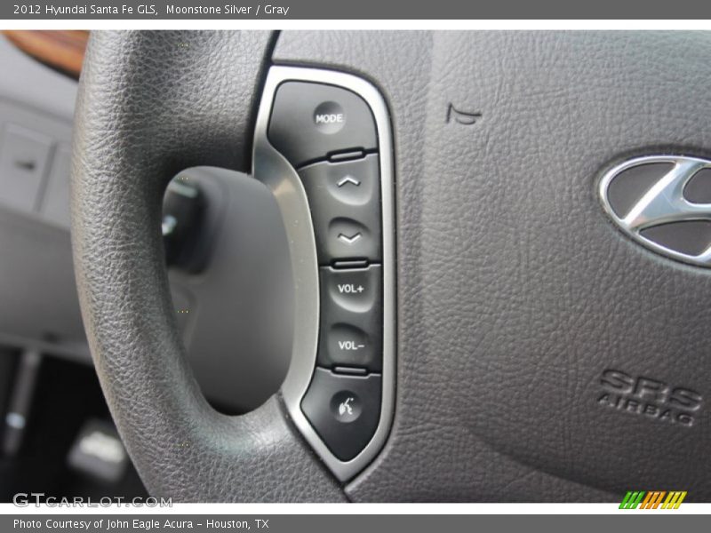 Moonstone Silver / Gray 2012 Hyundai Santa Fe GLS