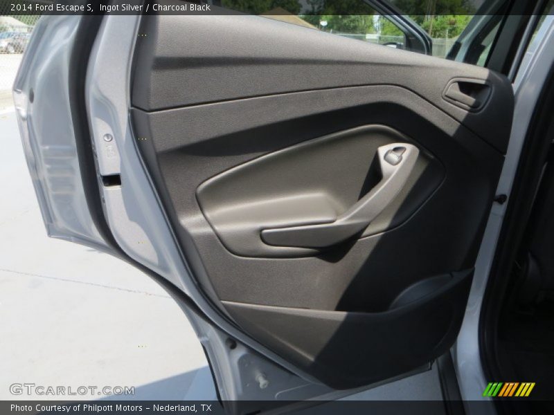 Ingot Silver / Charcoal Black 2014 Ford Escape S