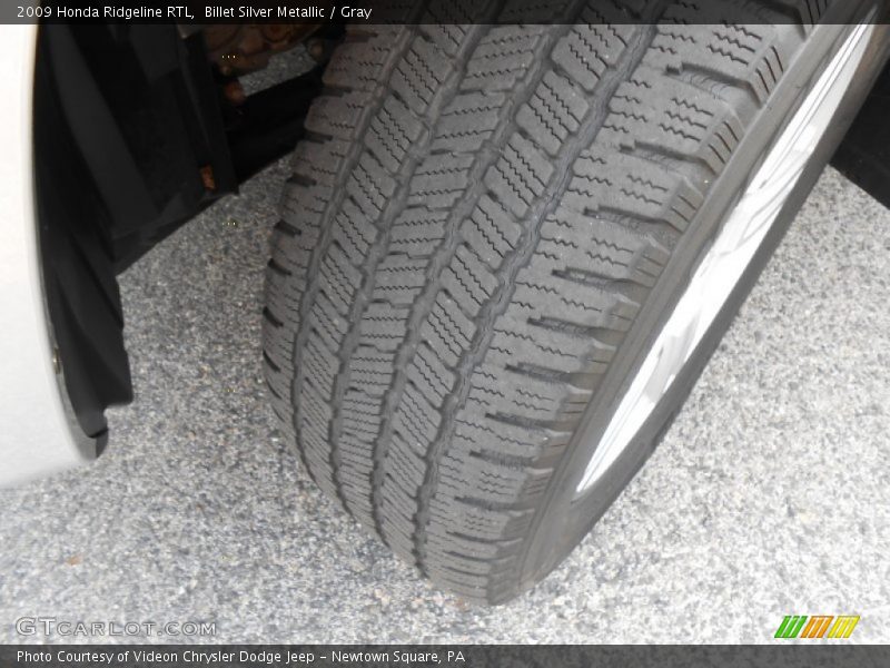 Billet Silver Metallic / Gray 2009 Honda Ridgeline RTL