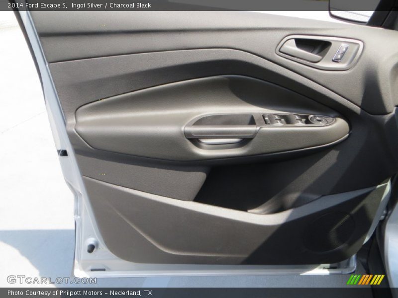 Ingot Silver / Charcoal Black 2014 Ford Escape S