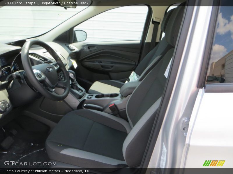 Ingot Silver / Charcoal Black 2014 Ford Escape S