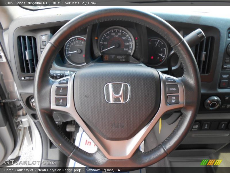 Billet Silver Metallic / Gray 2009 Honda Ridgeline RTL