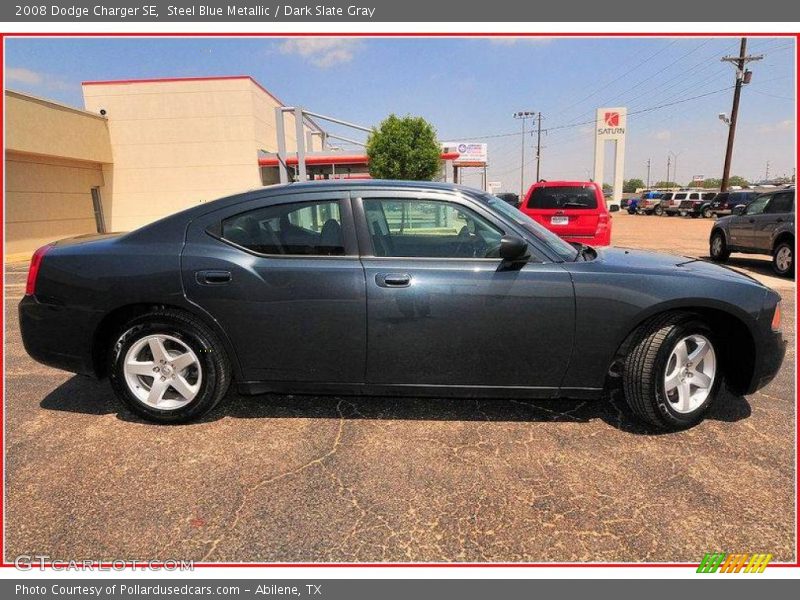 Steel Blue Metallic / Dark Slate Gray 2008 Dodge Charger SE