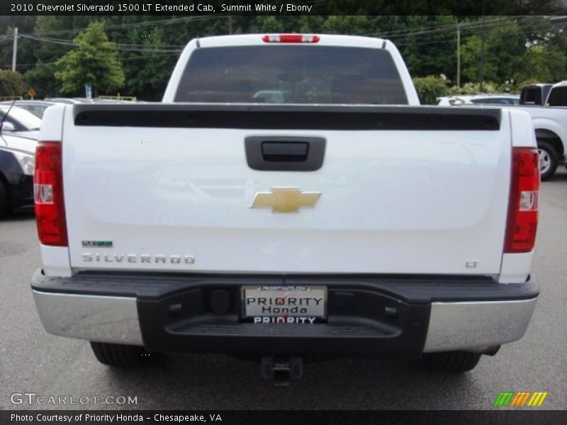 Summit White / Ebony 2010 Chevrolet Silverado 1500 LT Extended Cab