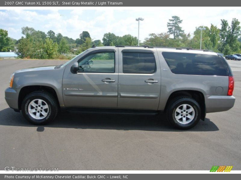 Steel Gray Metallic / Light Titanium 2007 GMC Yukon XL 1500 SLT